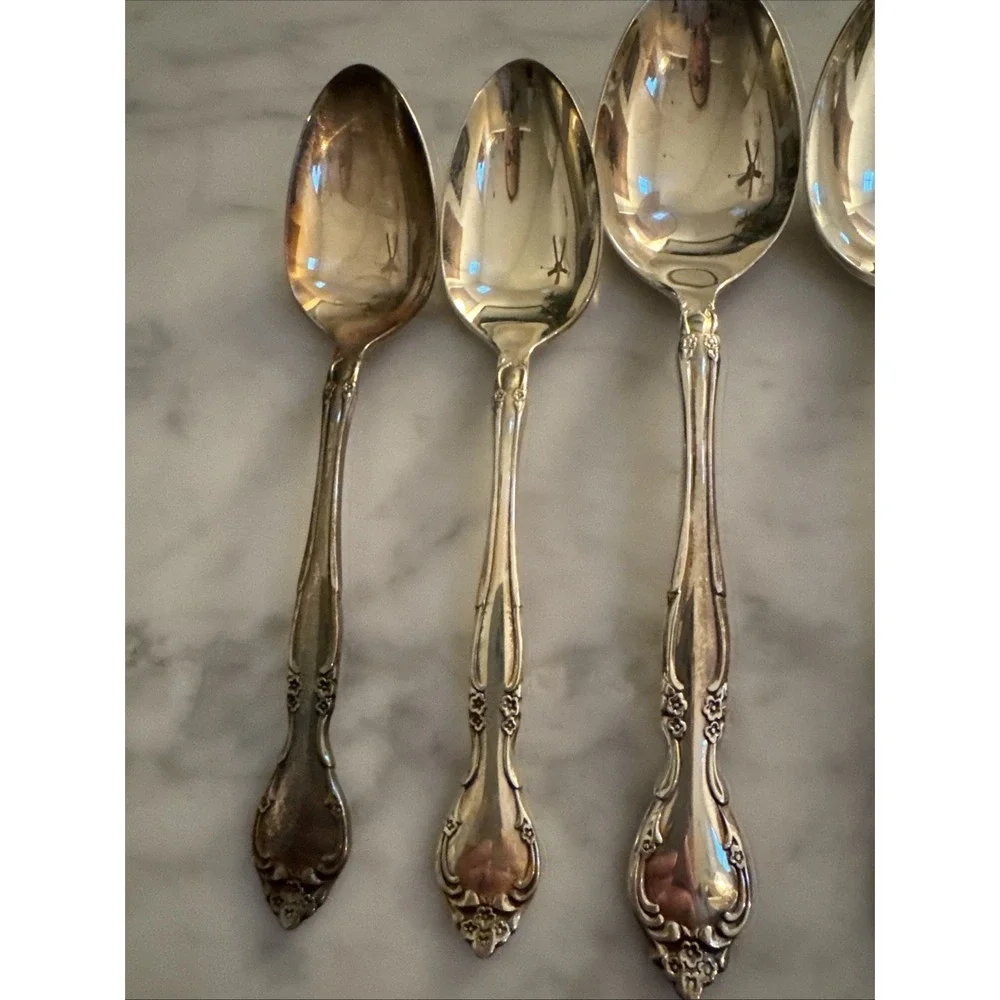 Affection Oneida Community  Pieces Some New  Silverplate Flatware Set-9 Pieces